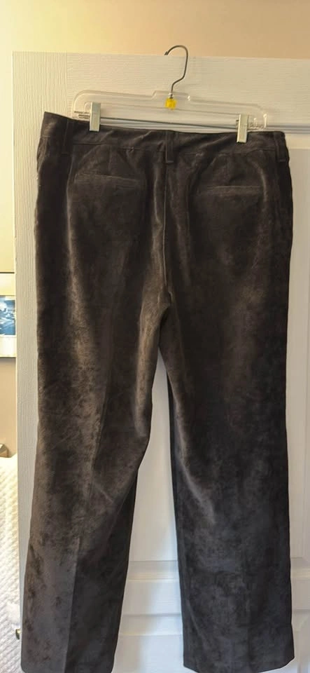 Zac & Rachel Soft Corduroy Black Pants Size 14 - photo 2