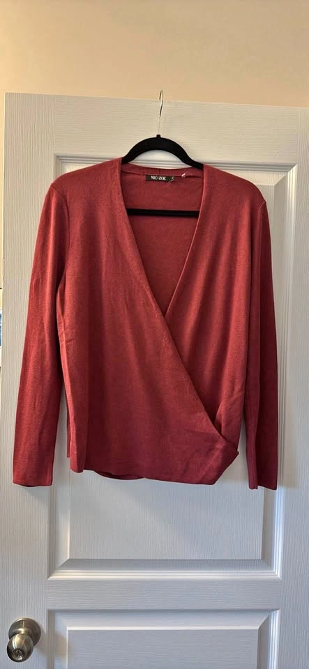 NIC+ZOE Wrap Sweater size Large
