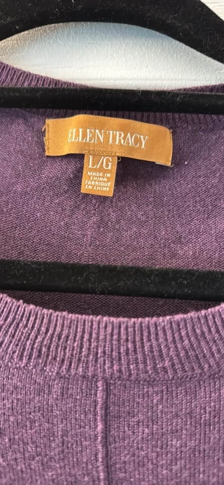 Ellen Tracy Purple Sweater - photo 2