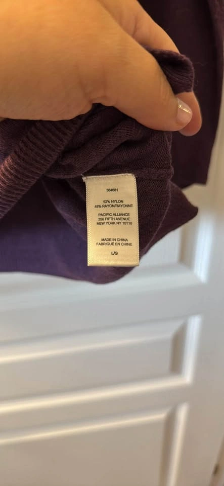 Ellen Tracy Purple Sweater - photo 3