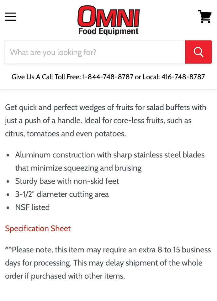 Kattex Fruit Wedge Quick Slicer image indicator(2)