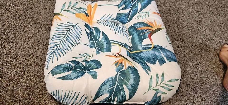 U Shaped Tufted Patio Cushion only 1 Available