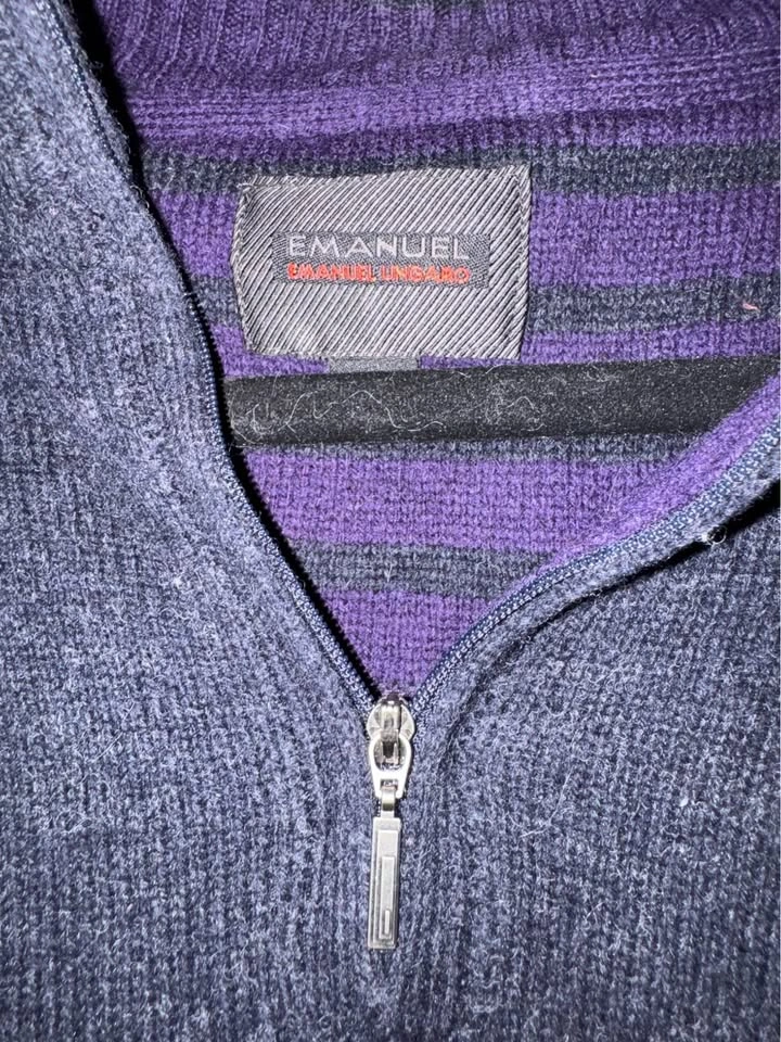 Mens Emanuel Ungaro Quarter-Zip Sweater - photo 3
