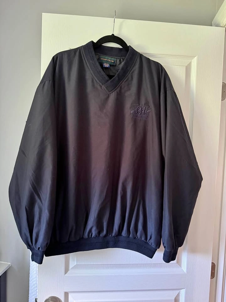 Mens Izod Club V-Neck Golf Windbreaker Size XL