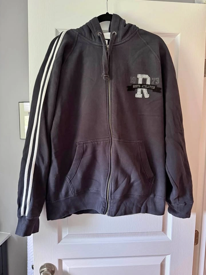 Mens Roots 73 Athletics Full-Zip Hoodie