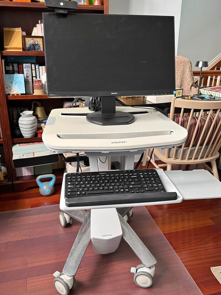 Sit/Stand Ergotron Rolling Computer Station