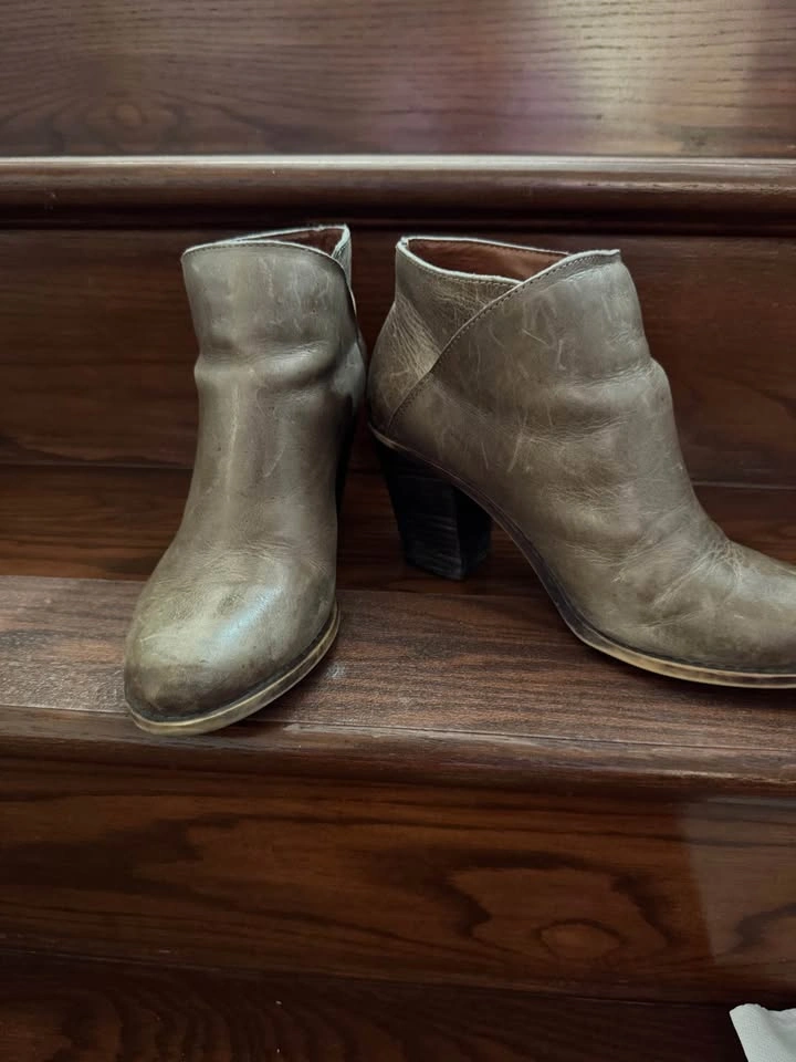 Lucky Brand Leather Ankle Boots size 8 - photo 2