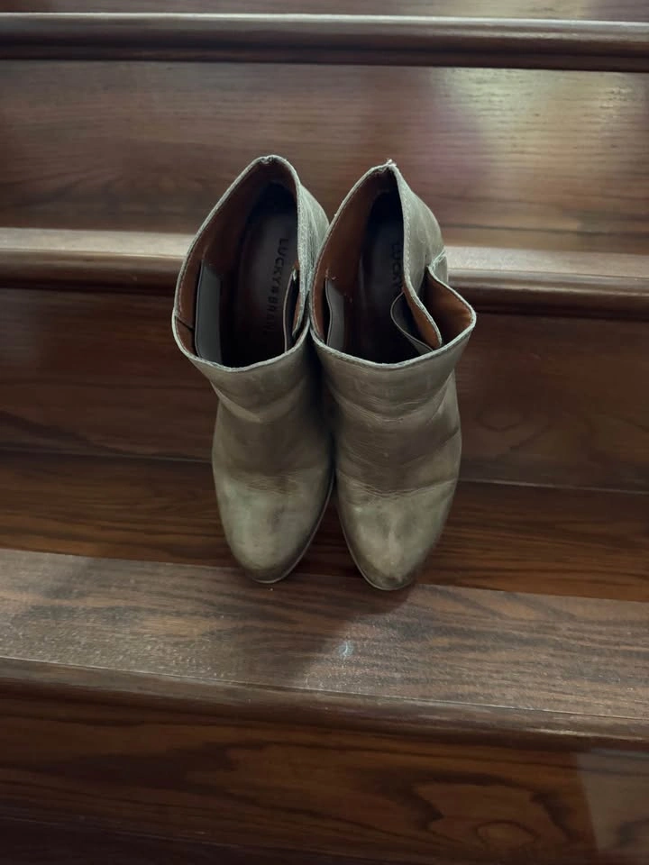 Lucky Brand Leather Ankle Boots size 8 - photo 4