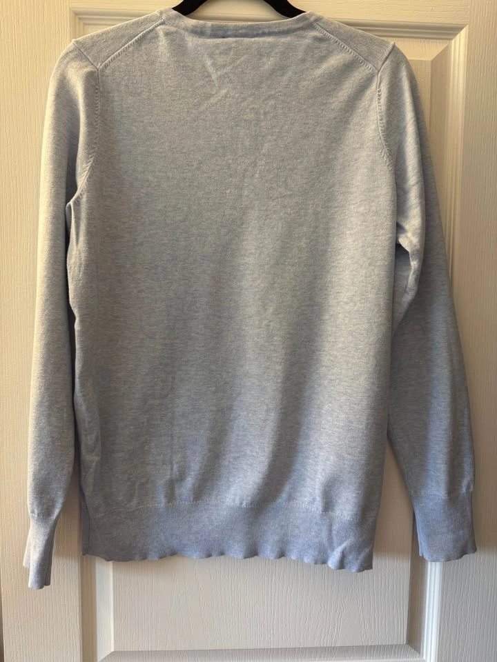 Kirkland Signature Pima Cotton Blend V-Neck Sweater - Large - photo 2