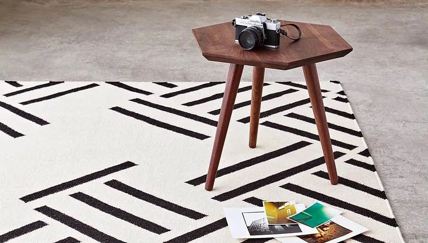 Gus Modern Metric End Table | Solid Black Walnut