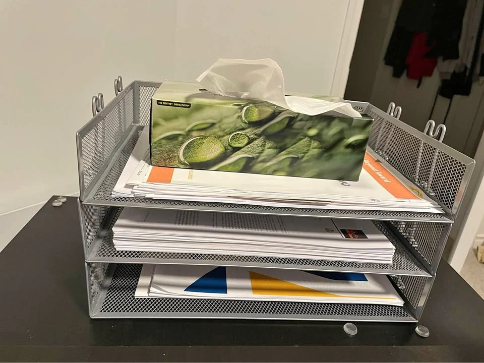Organizing Folders from staples for desktop