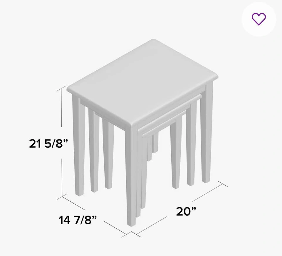 Brand new —Solid wood nesting tables - photo 4