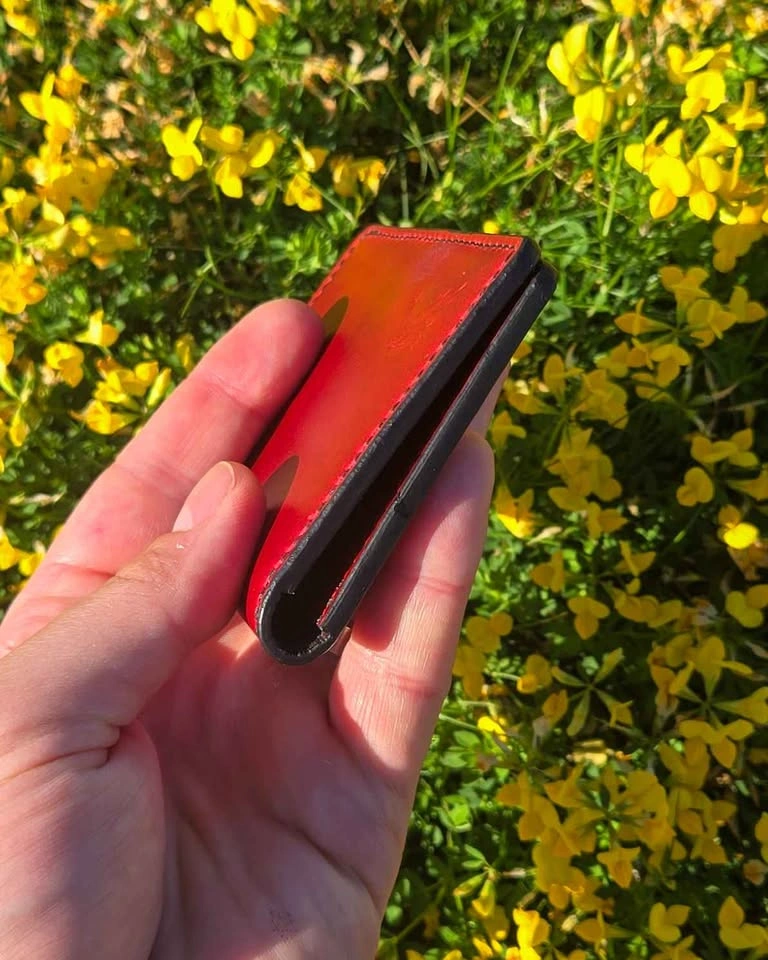 4 pocket wallet. Handmade. - photo 3