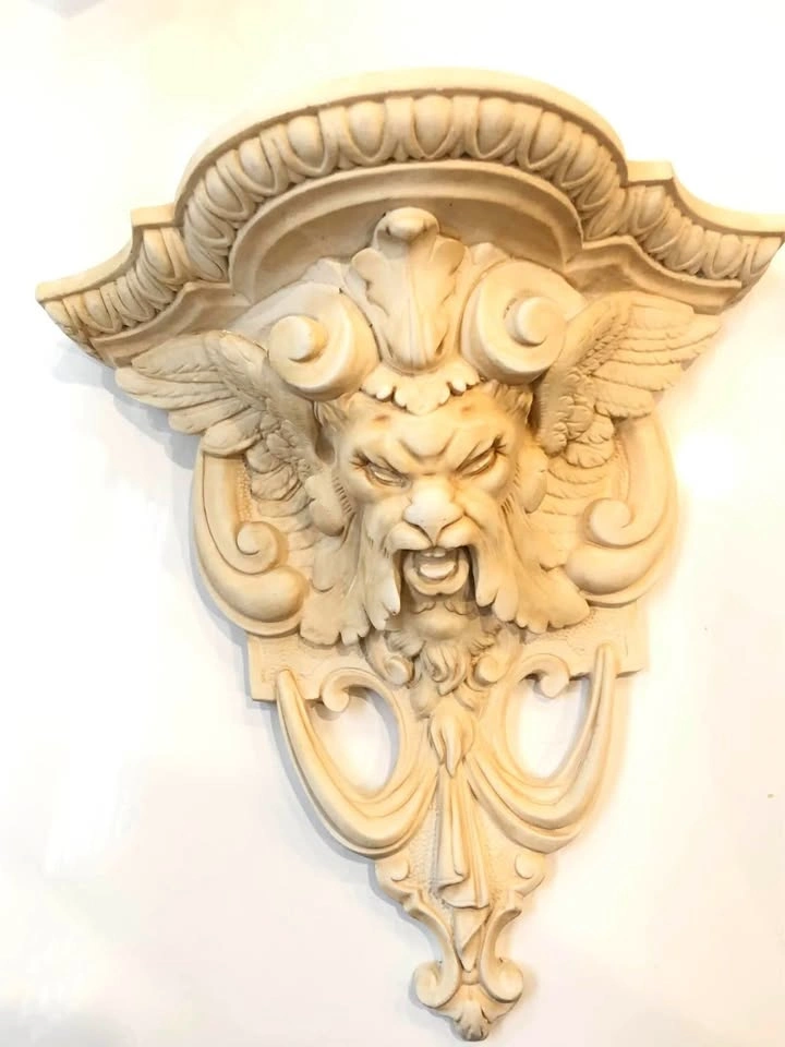 Hand cast Gothic Gargoyle wall sconce - with Incredible detail