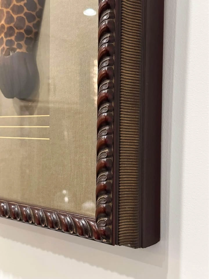 Zebra / Giraffe Mask - Quality Window Box Frame - photo 4