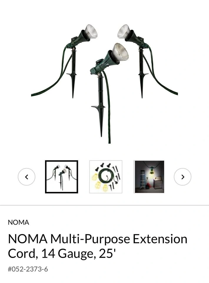 NOMA 3-in-1 Multi-Function Christmas Garden Lighting Set