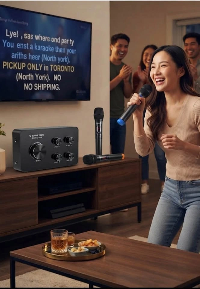 Sound Town wireless karaoke mics with receiver - brand new