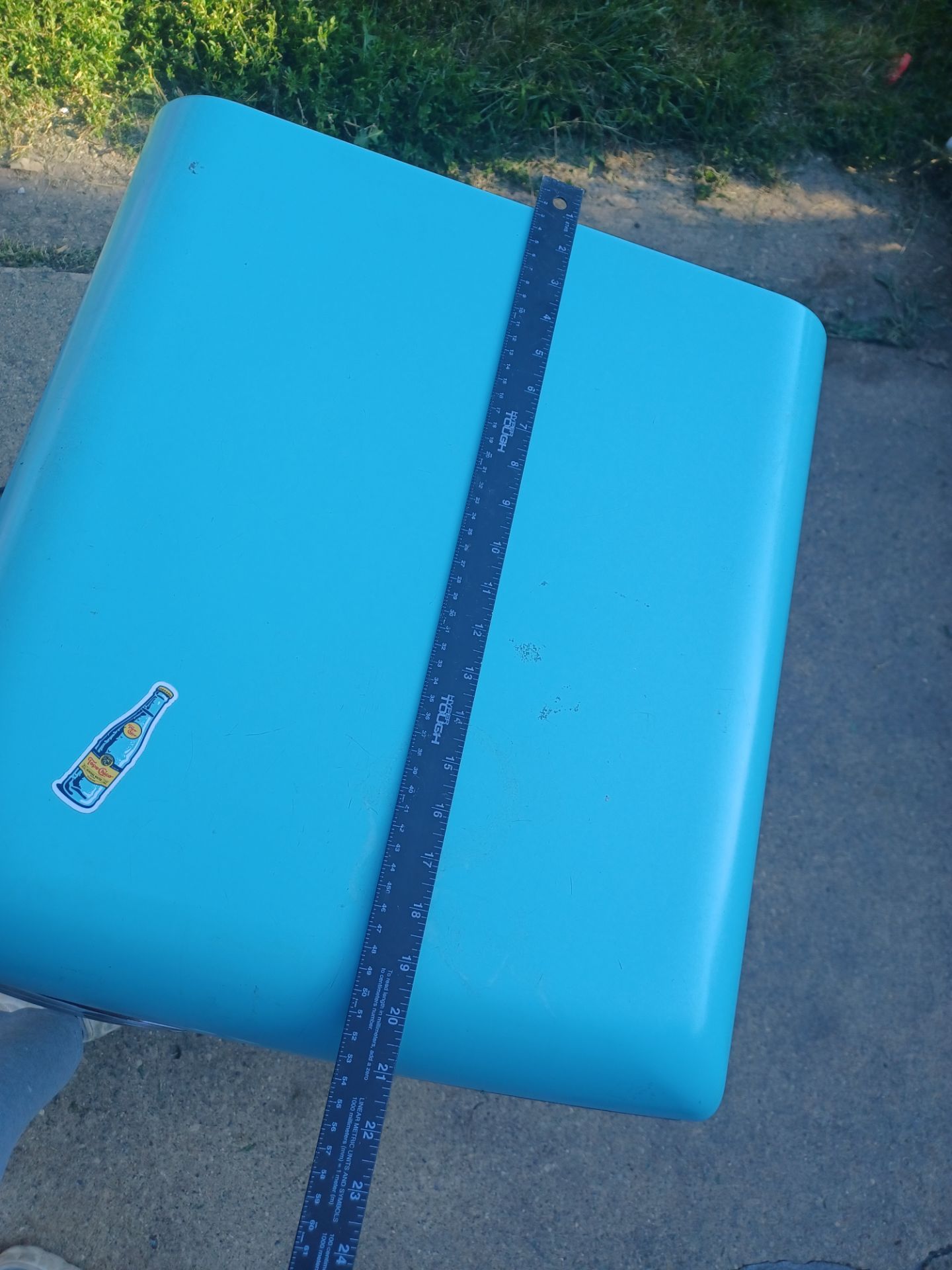 Galanz small refrigerator blue solid working condition - photo 4