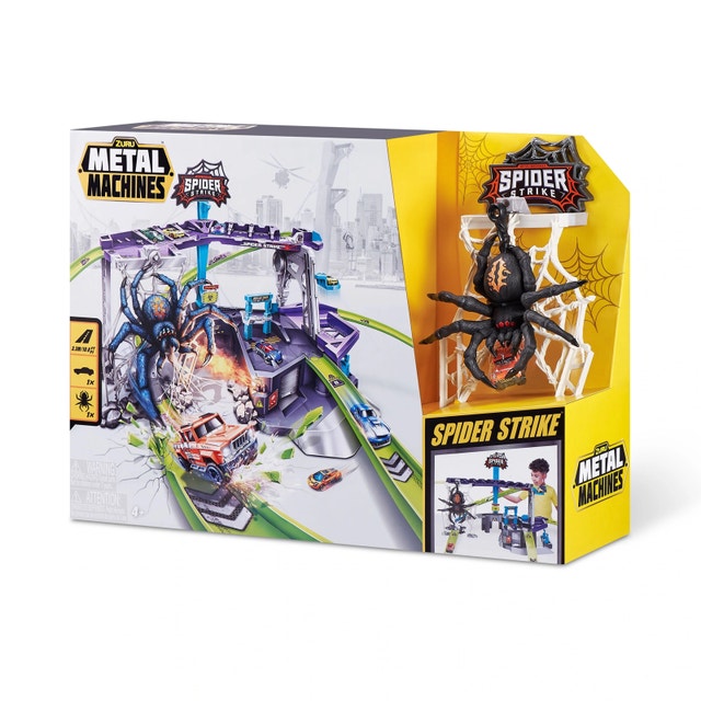 X-Shot Metal Machines Spider Strike Car Set, Children Ages 4+ - photo 2