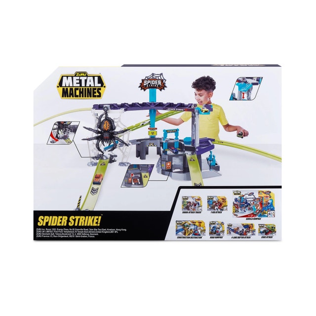 X-Shot Metal Machines Spider Strike Car Set, Children Ages 4+ - photo 3