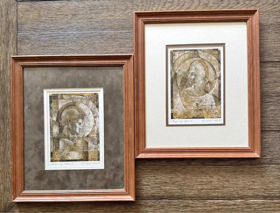 Richard Hall - Hope of ages 1 and 2 Framed Prints