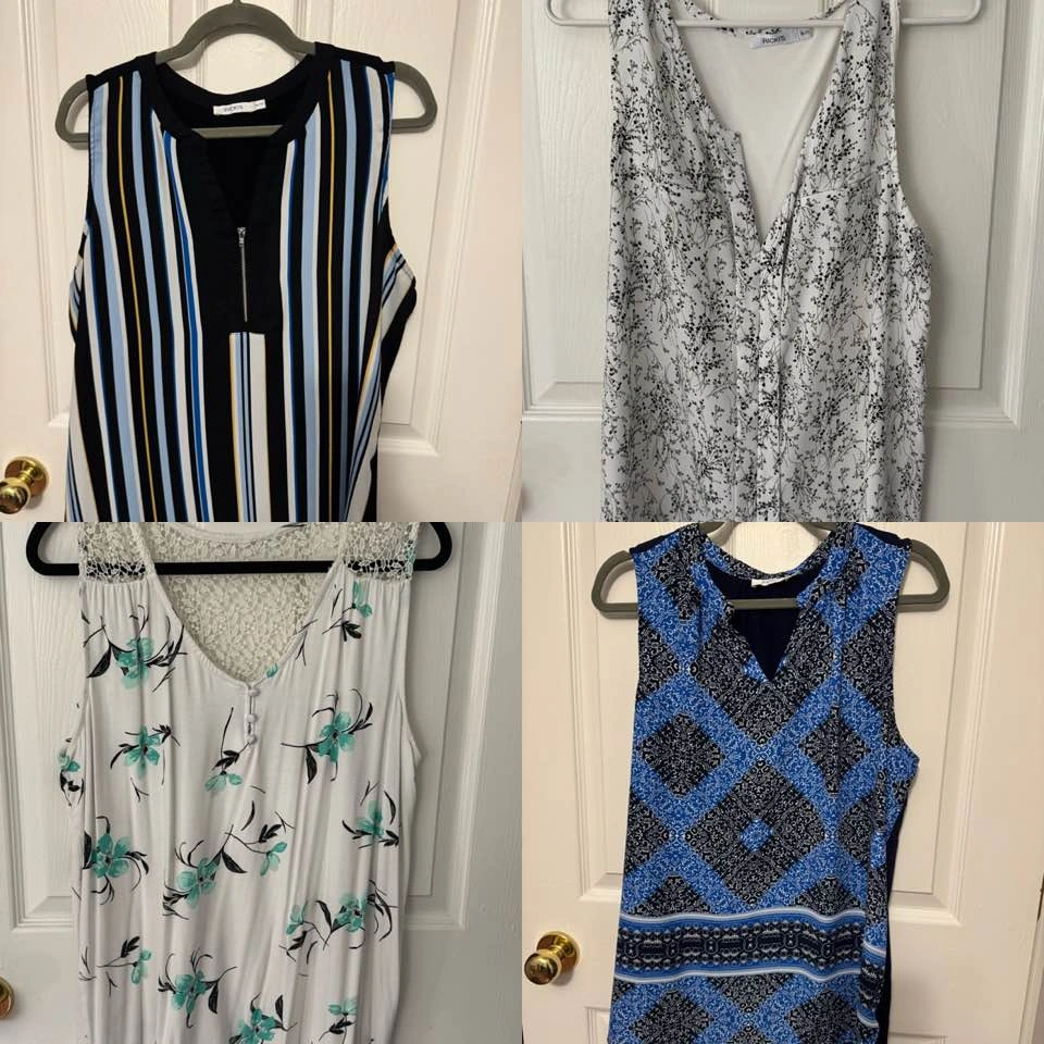 XL Ladies Sleeveless Blouses - photo 2