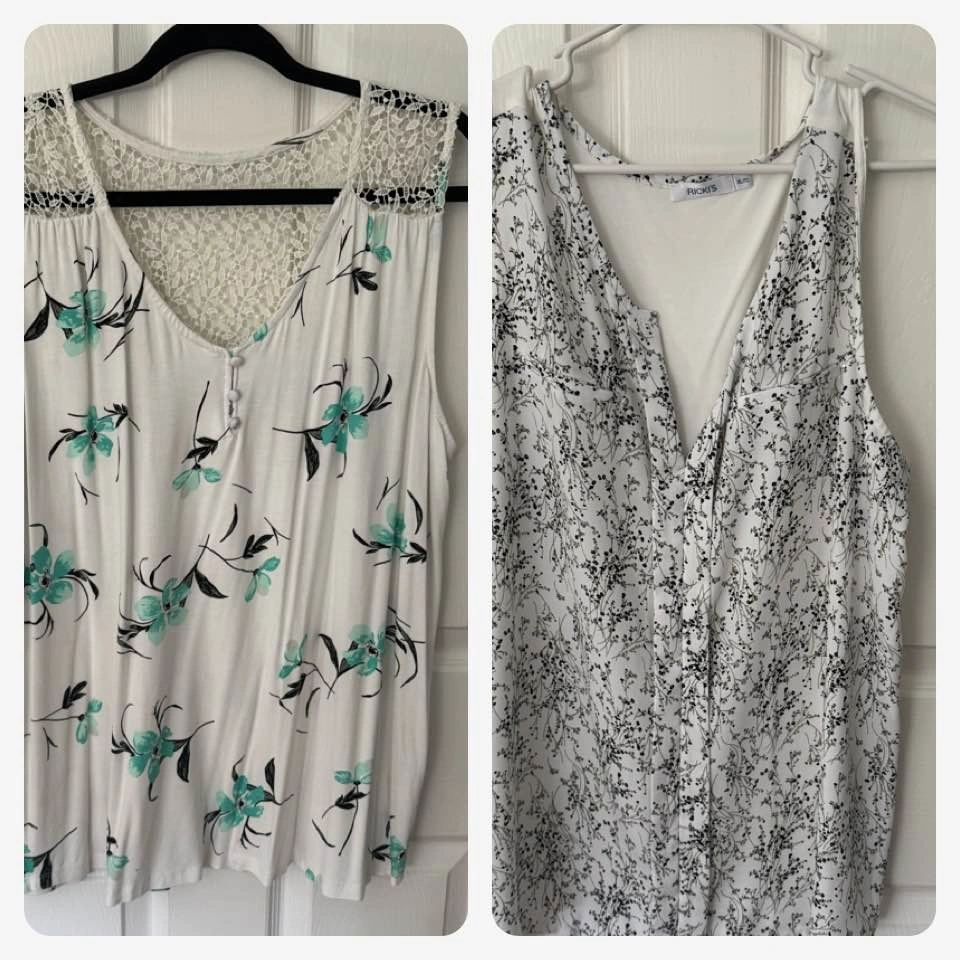 XL Ladies Sleeveless Blouses - photo 3