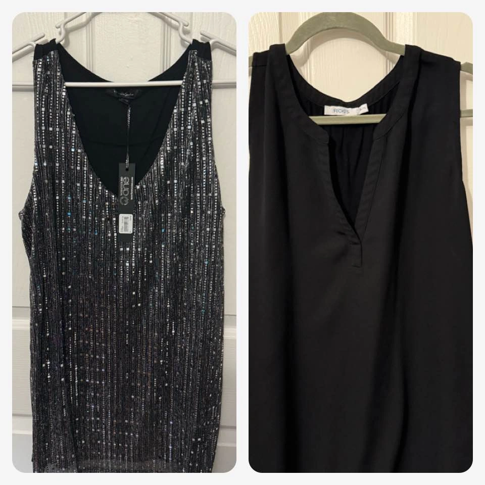 XL Ladies Sleeveless Blouses - photo 4