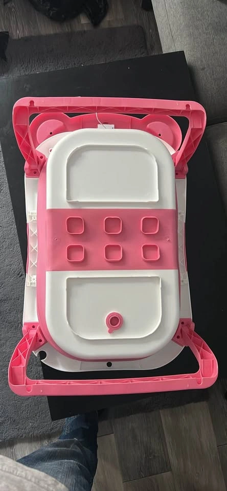 Collapsible baby bathtub with thermometer - photo 2