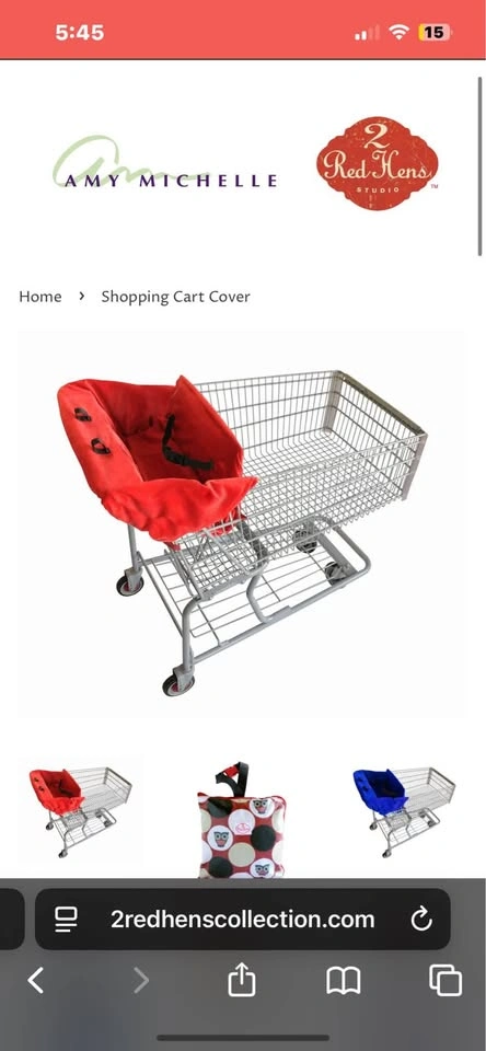 Baby shopping cart cover - photo 2