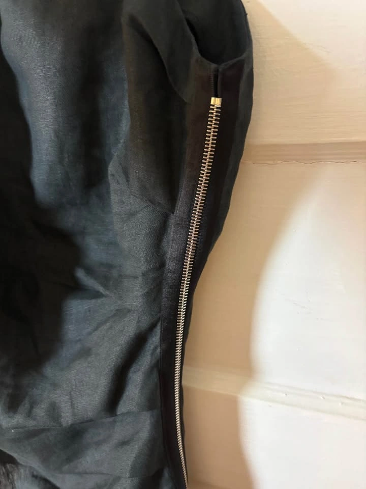 Asymmetrical Black Sleeveless Top (Women’s Size 2) - photo 2