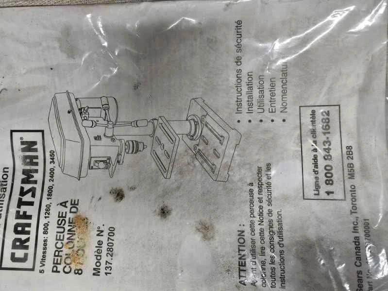 Craftsman Drill Press - photo 3
