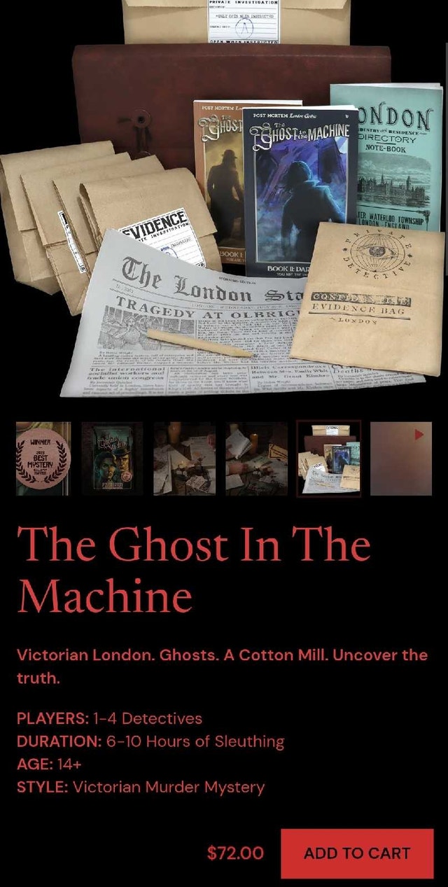 Ghost In the Machine murder mystery game - photo 5