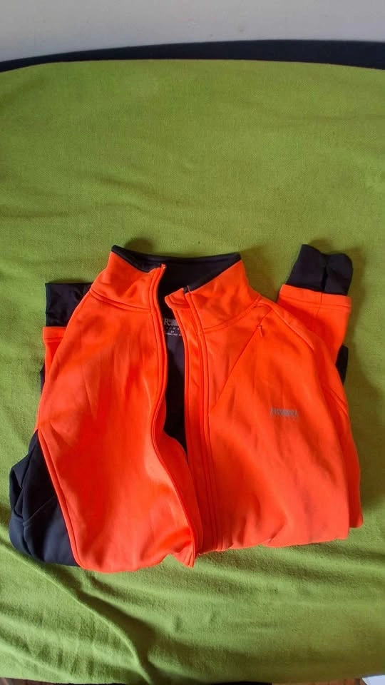 Running Room Orange Black Full-Zip Jacket Small - photo 2