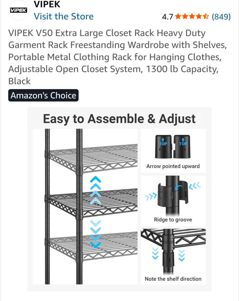 Sturdy clothing rack - photo 3