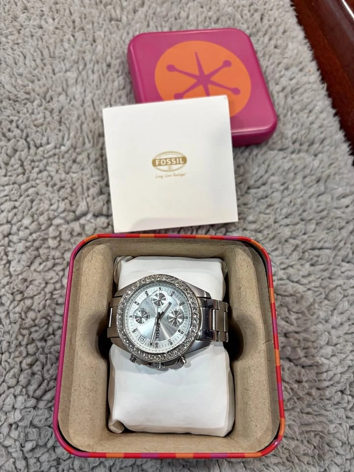Fossil Women's Silver-Tone Watch