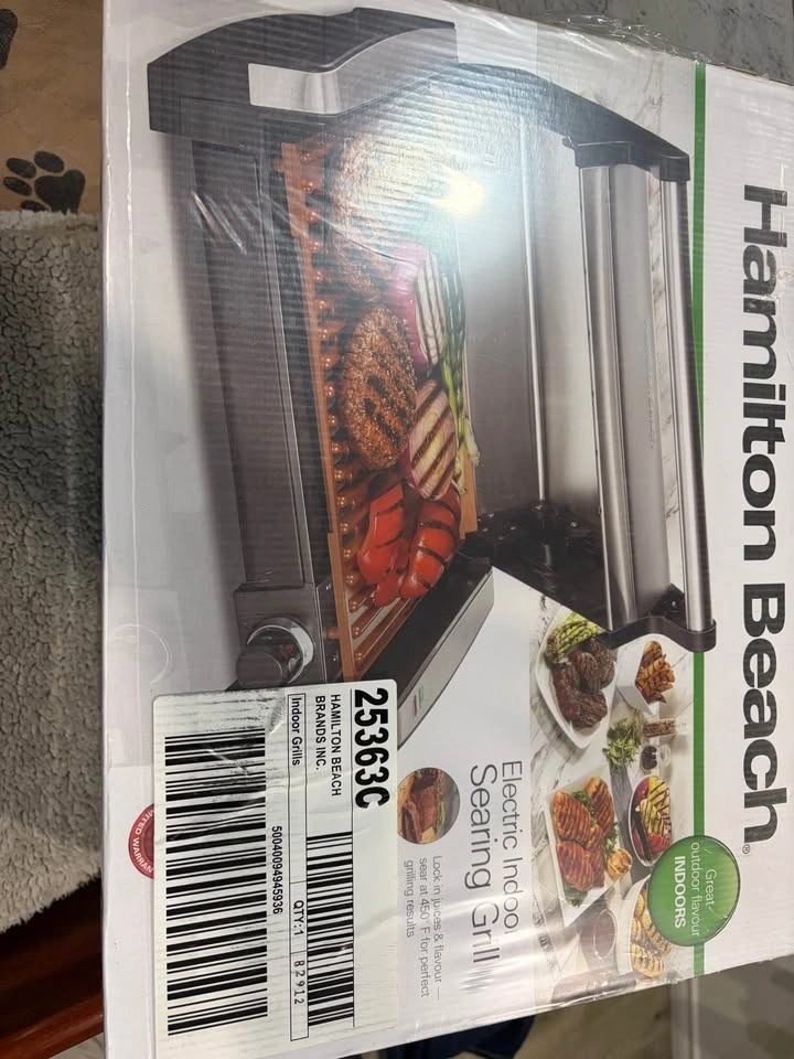 Hamilton Beach Electric Indoor Searing Grill - photo 2