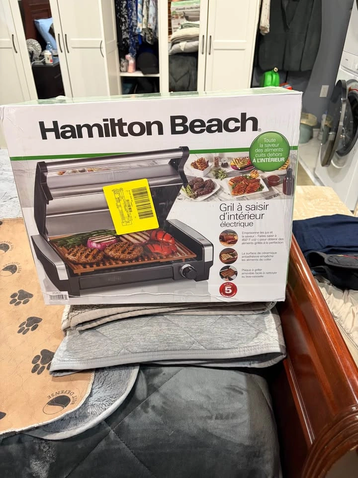 Hamilton Beach Electric Indoor Searing Grill - photo 4