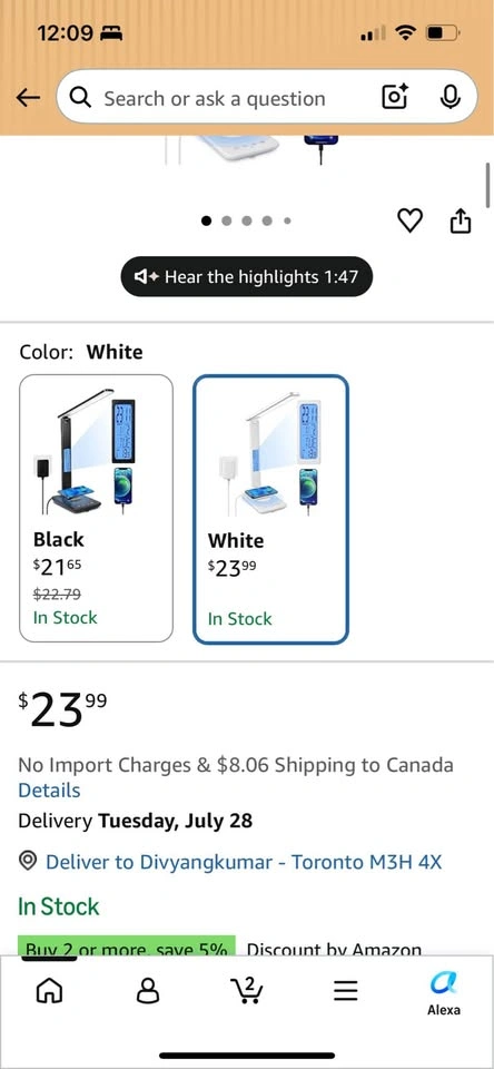 XIZDDL LED Desk Lamp - photo 2
