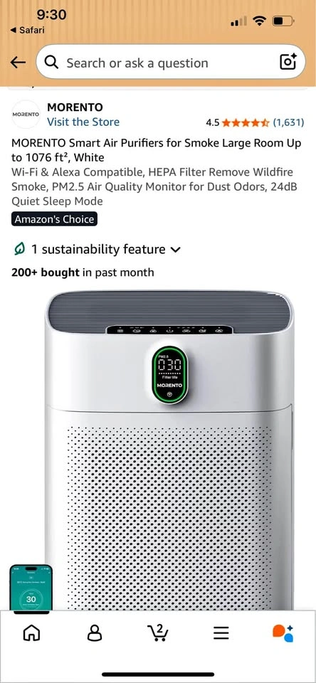 MORENTO Smart Air Purifier