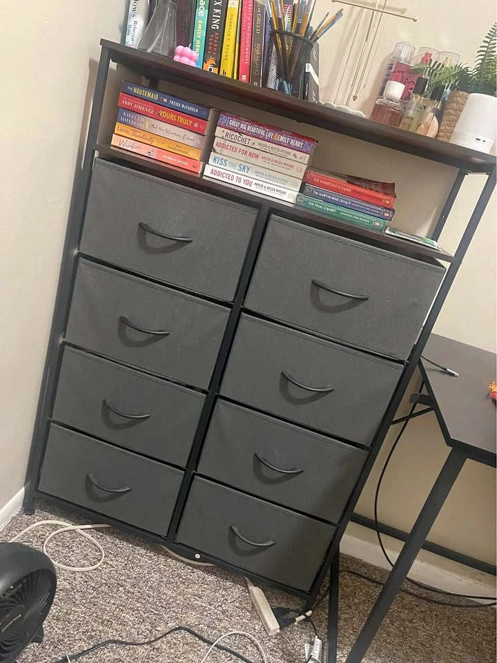 Fabric Dresser for Bedroom - 8 drawers