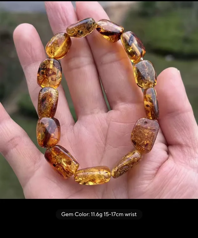 Genuine Baltic Amber Bracelet – Natural & Unique ✨ thumbnail