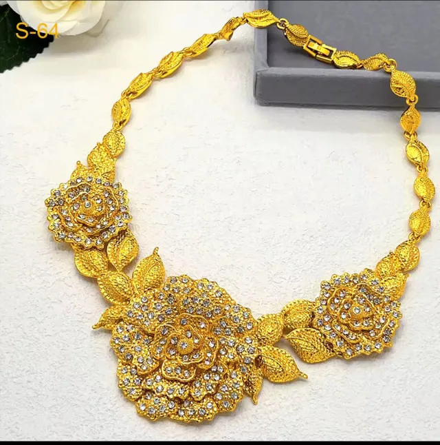 ANIID Jewelry Set 24k gold plated image indicator(4)