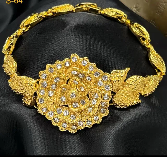 ANIID Jewelry Set 24k gold plated image indicator(7)