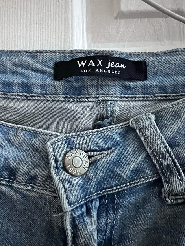 Wax Jeans Distressed Denim Size 7 thumbnail