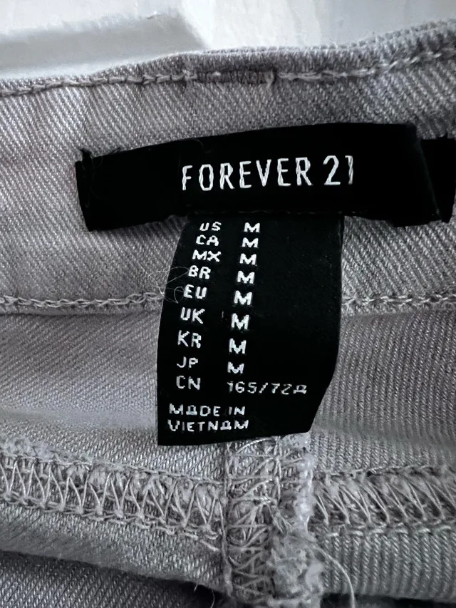 Forever 21 Grey Pants thumbnail