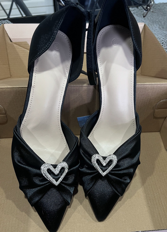 Azry black Heels new condition size 8 - photo 2