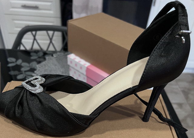 Azry black Heels new condition size 8 - photo 4