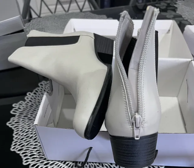 Esprit White Ankle Boots thumbnail