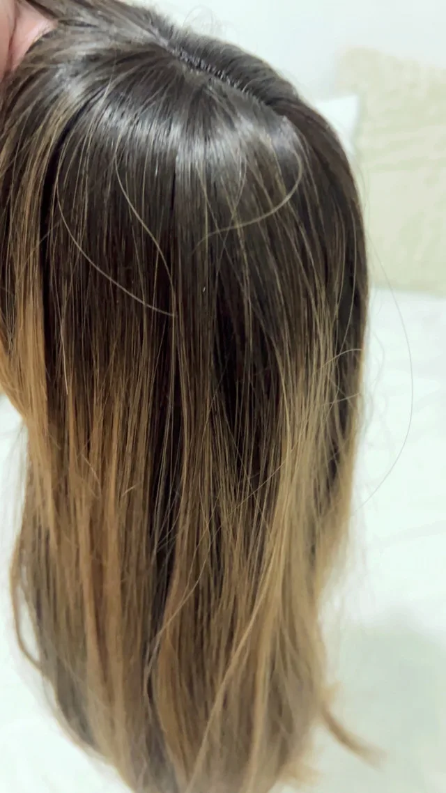 Wig brown and blonde thumbnail